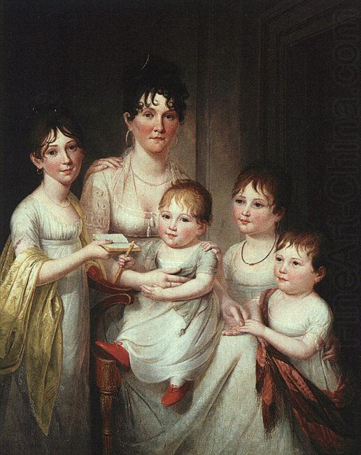 James Peale Madame Dubocq and her Children china oil painting image
